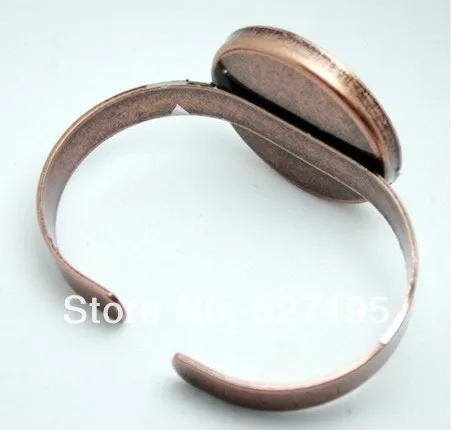 Бесплатная доставка браслет с круглой оправой 35 мм пустая основа для браслета