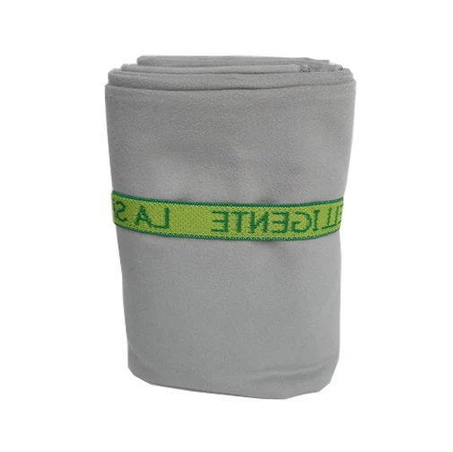 light gray Пляжные полотенца Zipsoft из микрофибры с повязкой, быстросохнущие, для путешествий, спорта, плавания, тренажерного зала, йоги, ванны, взрослых, одеяло, спа, Bady - Цвет: light gray