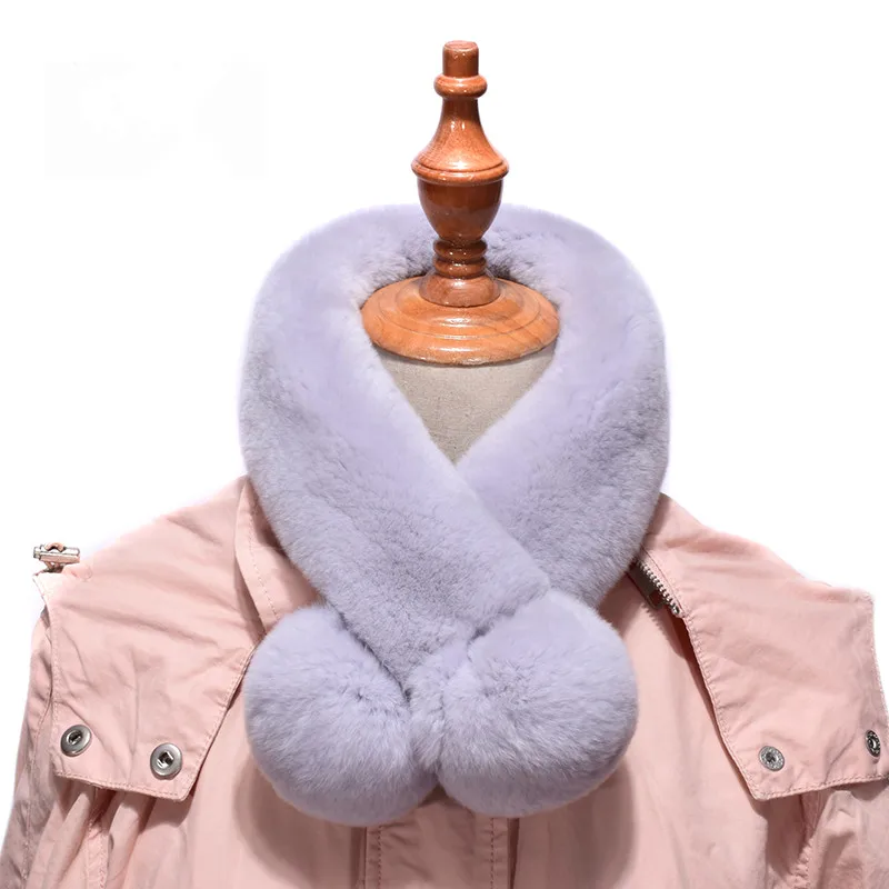 (TopFurMall) Детские осенне зимние Оригинальные кольца для шеи женские Меховые