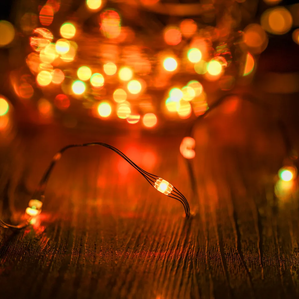 Kohree 5m50leds RGB струнный светильник s батарея светодиодный Сказочный светильник для улицы Рождество Хэллоуин Год Вечерние Декор