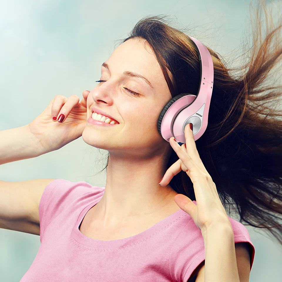 Mpow 059 Bluetooth 4,0 наушники беспроводные наушники гарнитура со встроенным микрофоном Складная повязка на голову для смартфона Pad pc tablet tv