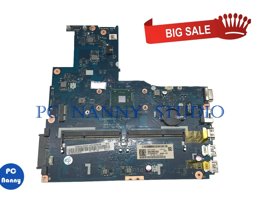 PANANNY 5B20J78478 для LENOVO b51 30 материнская плата N3050 DDR3 LA C292P (без разъема отпечатка пальца)