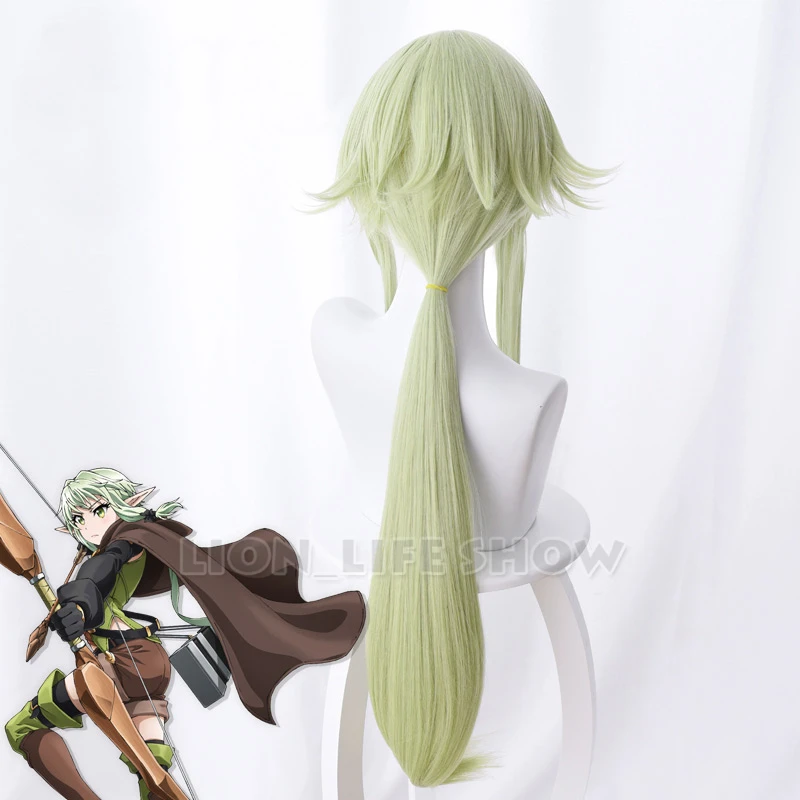 Goblin Slayer High Elf Archer Yousei Yunde длинный парик для косплея костюм женский термостойкий