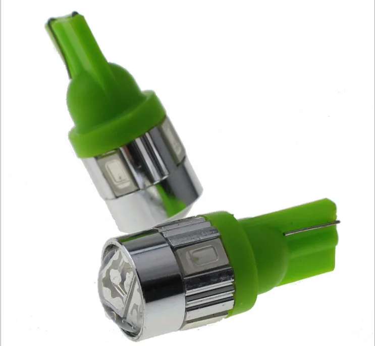 1 шт х T10 5630 6SMD Автомобильный светодиодный Клин боковой светильник лампа 147 184 192 158