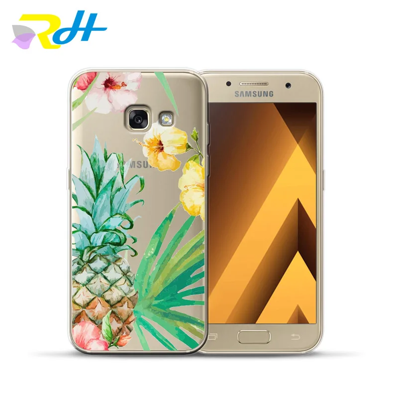 Мягкий чехол из ТПУ для Samsung Galaxy A7 2018 с тропическим рисунком A 10 20 30 40 50 70 A6 A8 Plus |