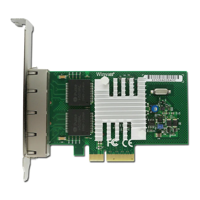 Сетевая карта PCIe на 4 порта Gigabit Ethernet сетевой адаптер 1000 Мбит/с I340T4 для сервера|network