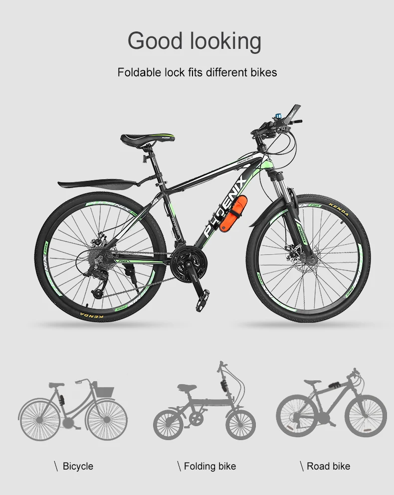 INBIKE анти-сдвиг 12 тонн гидравлический резак Велоспорт MTB велосипед замок Противоугонный мотоцикл замок Электрический велосипед часть цепи Замок