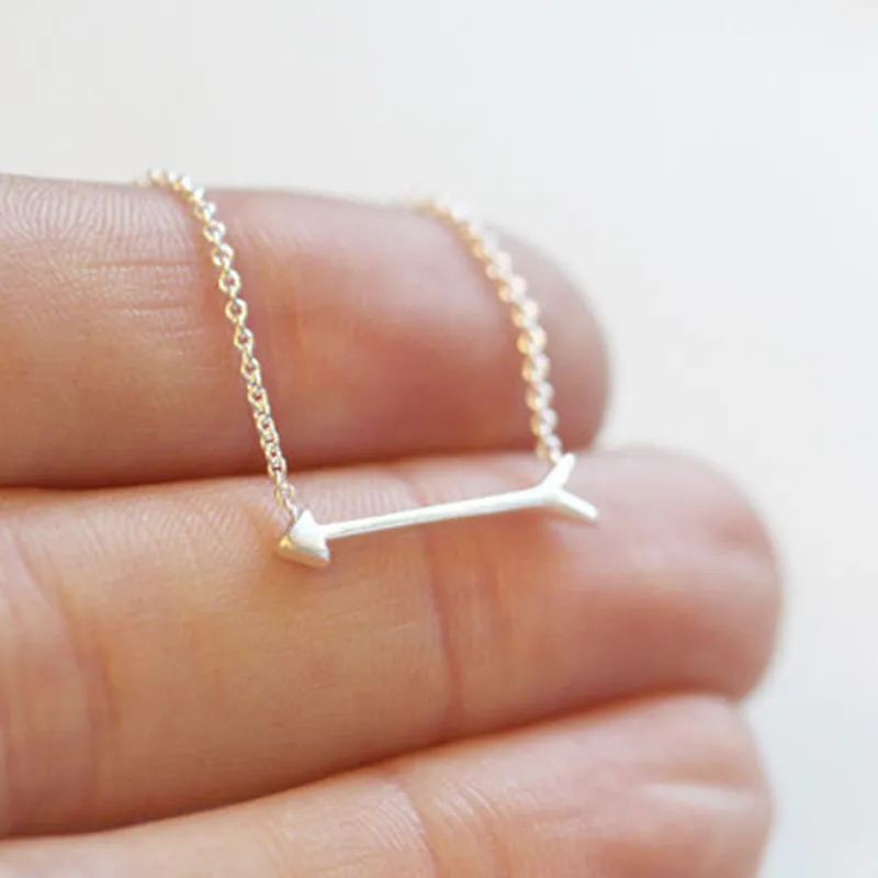 Ожерелье с кулоном в виде стрелы Простое Ожерелье-изящное ожерелье ювелирные