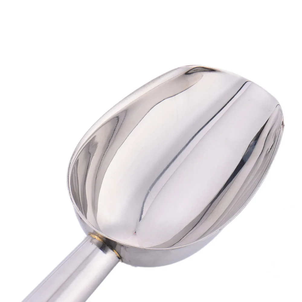 Небольшой размер нержавеющая сталь бар совок для льда сухое ведро конфеты лопата