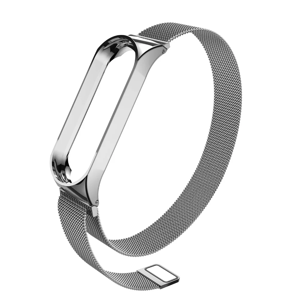 Style 3 Браслет для Xiaomi mi Band 4/3 mi band 4/3 ремешок для Xiaomi mi Band 4/3 металлический ремешок из нержавеющей стали mi Band 4/3 - Цвет: Style 3