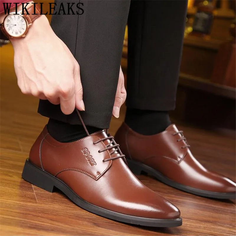 Мужские туфли-оксфорды из натуральной кожи для парикмахера итальянская обувь