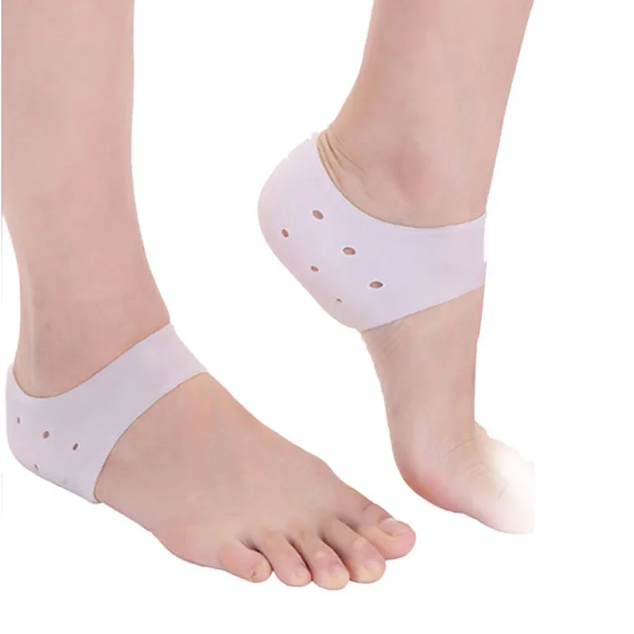 New 1 Pair Delicate Silicone Moisturizing Gel Heel Socks Like Cracked insoles Free Shipping | Обувь