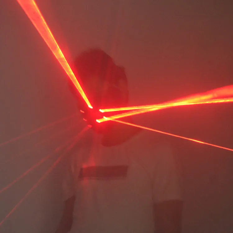 Маскарадный красный лазерный светильник маска костюм для бальных танцев DJ диско