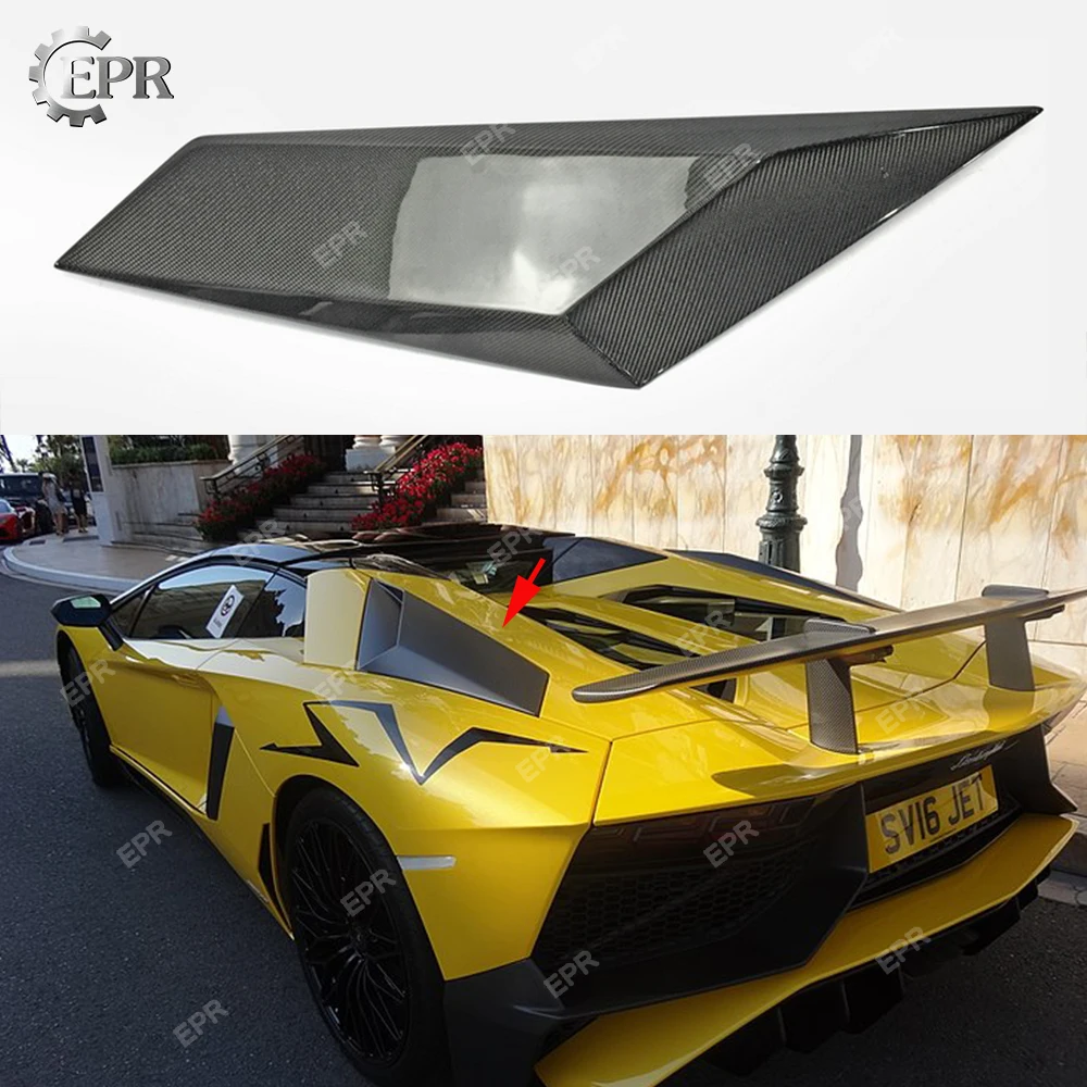 Для Lamborghini(2011-) Aventador Углеродные боковые вентиляционные отверстия воздуховоды обвес тюнинг часть для LP720 LP700 LP750SV углеродное волокно вентиляционное отверстие