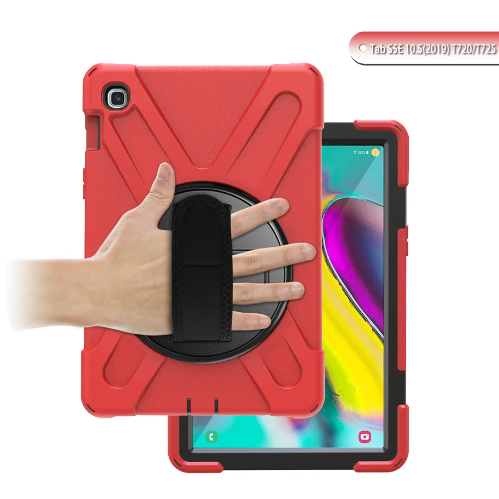 Heavt Duty Shockproof Case for Samsung Galaxy Tab S5e 10.5 SM-T720/T725 10.5" Tablet Funda Cover With Hand Strap