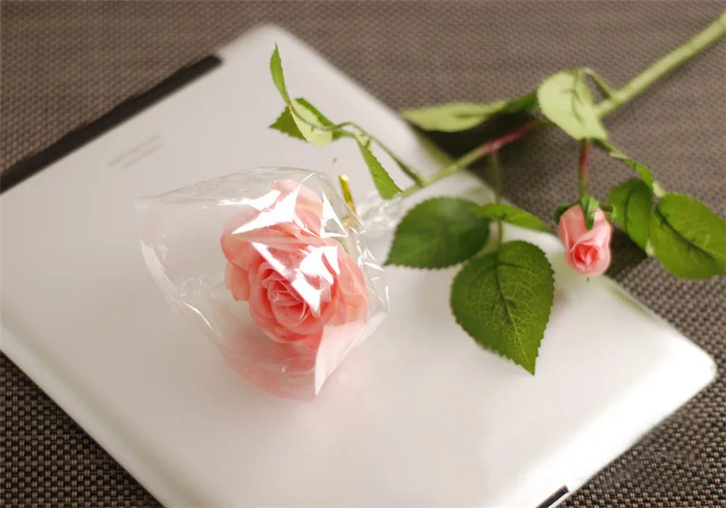 10 шт./лот настоящий латексный сенсорный увлажняющий Розовый Искусственные