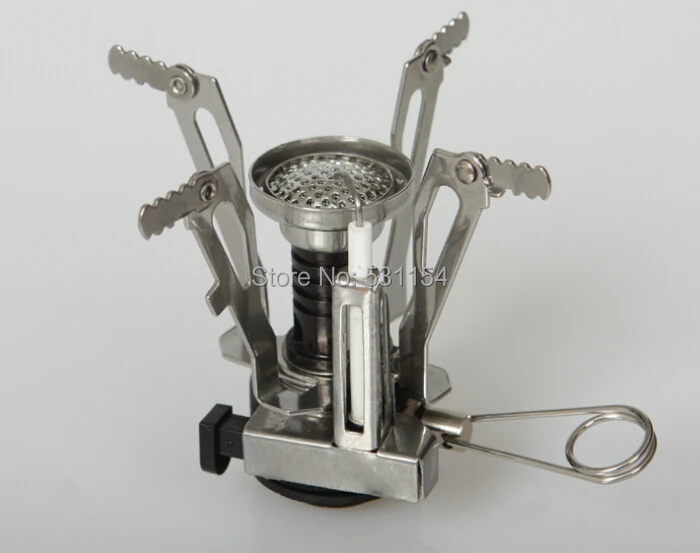 Бесплатная доставка открытый портативный ультра мини нержавеющая сталь газовая