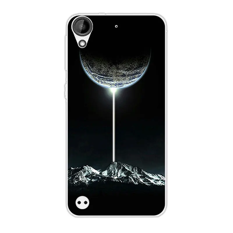 For HTC 530 630 Fundas Coque Back Cover Transparent Soft TPU Silicone Shell 5.0'' Lion Tiger Phone Cases | Мобильные