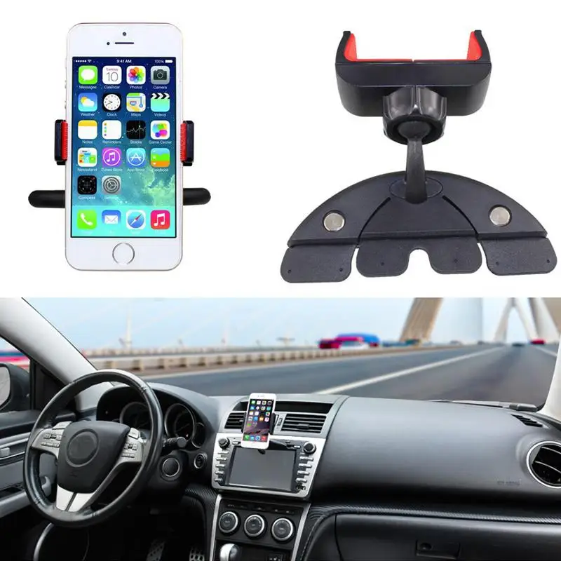 Универсальный автомобильный держатель для телефона Поворот на 360 градусов CD слот