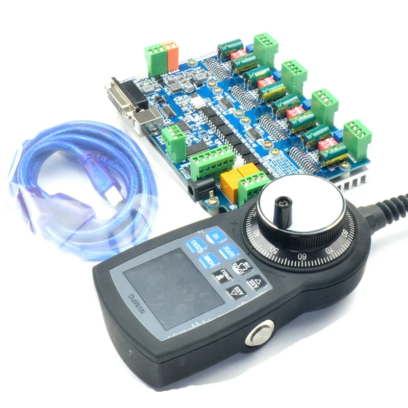 4-осевой USB-контроллер MACH3 шаговый двигатель ЧПУ-контроллер с ЧПУ 6-осевым ручным