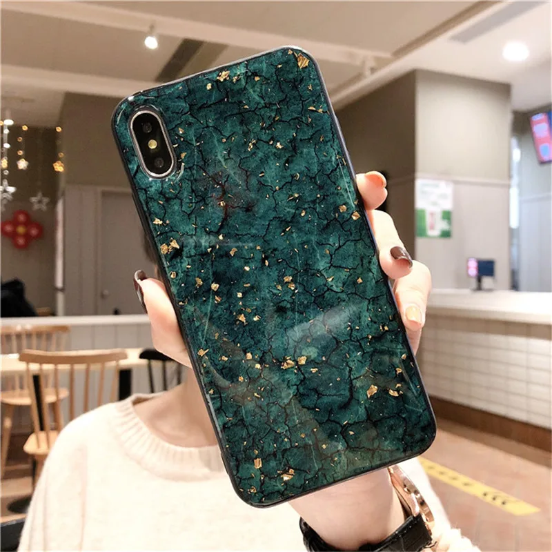 Чехлы для huawei p20 pro p20lite роскошный золотой фольгированный блестящий чехол под