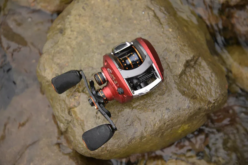 

Promotion Baitcasting Reel 7Ball Bearings Left Hand Bait Casting Fishing Reels Coil Gear QUNDAO 6.5:1 Baitcast Reeling