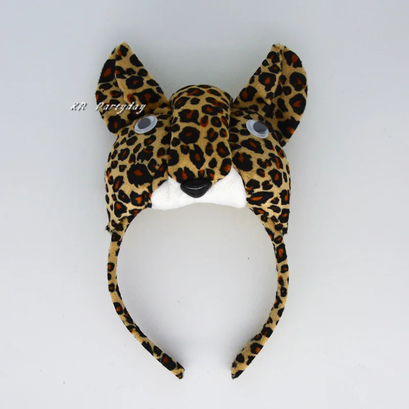 1 PC Sexy Leopard Plush Headband Cute Cat Ear Hair For Women Girls Headwear Easter Party home decor birthday|Сувениры для