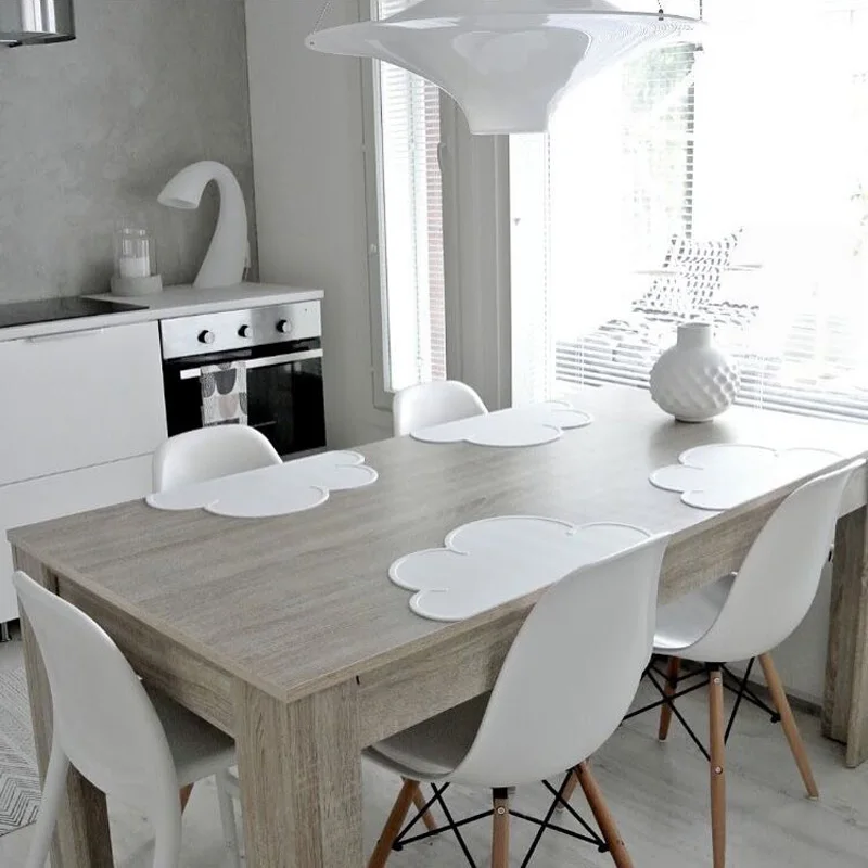 Модный дизайн письма безопасности меламин Fedding тарелки дети посуда облако