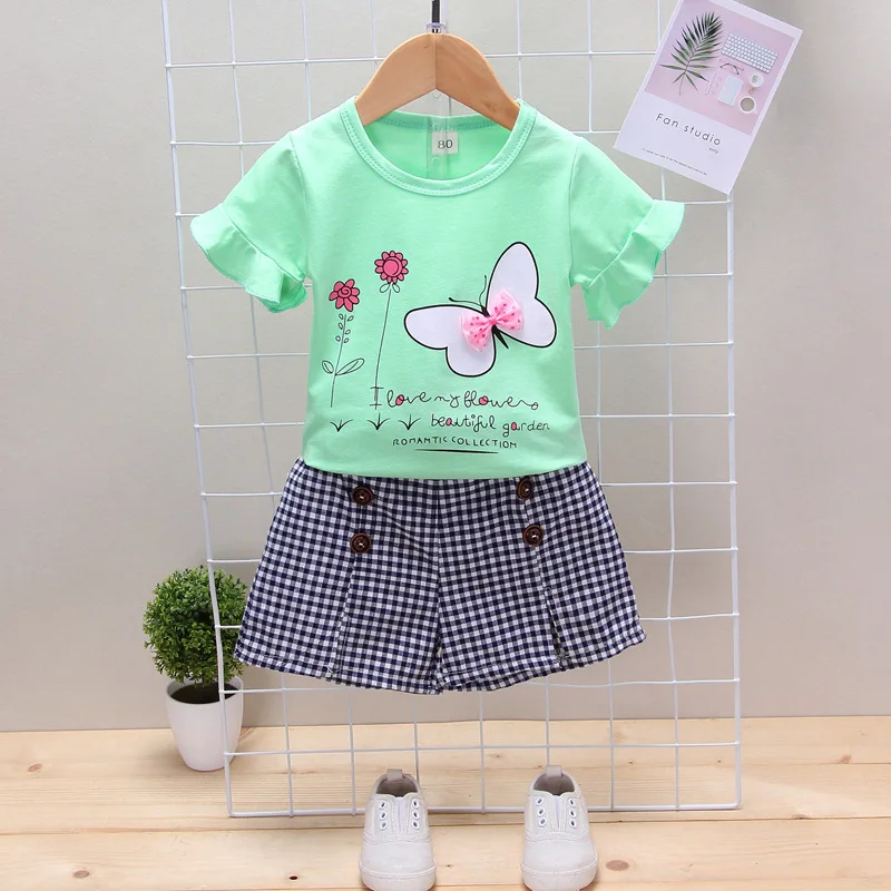 Лидер продаж праздничный костюм для маленьких девочек Детская Модная хлопковая