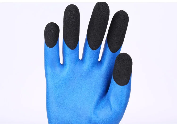 5/12 Pairs High Safety Protective Gloves Work Gloves Microfiber Wear-resistant Sweat-absorbent Breathable Processing Gloves