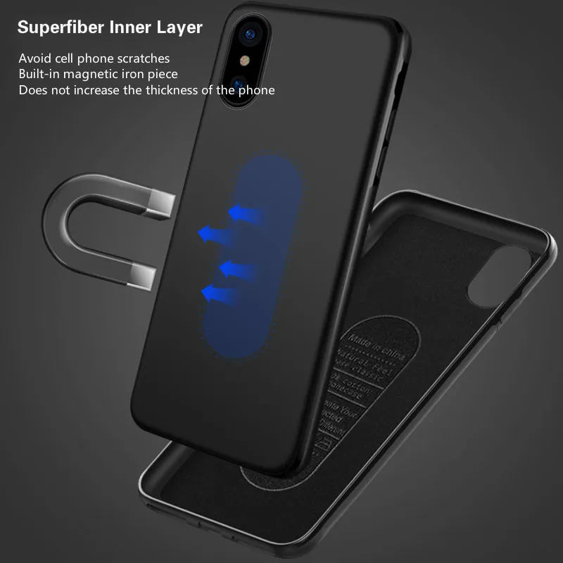 Магнитный автомобильный чехол для iPhone 12 12Mini 11 Pro MAX XSMAX XR X XS SE2020 7 8 6 6S Plus мягкие