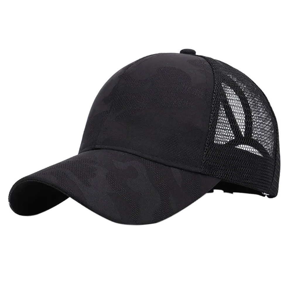 Для женщин хип хоп Snapback Ponytail модные сетчатые летние легкие для отдыха