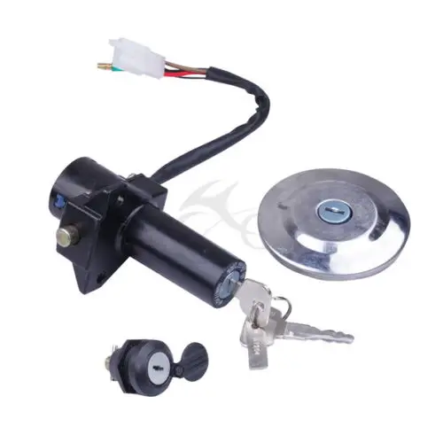 Набор замков переключатель зажигания топливная крышка замок сиденья ключи для