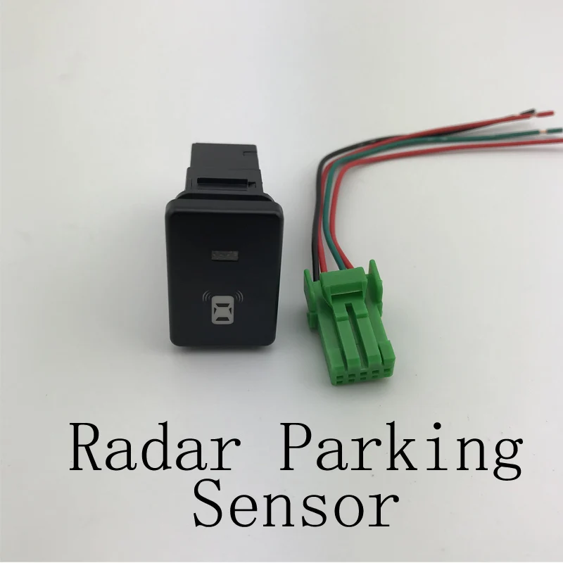 Radar Parking sensor Питание радар Датчик парковки объем фронтальная камера рекордер монитор кнопка переключения музыки с проводом для Toyota Tundra Fortuner - Цвет: Radar Parking sensor