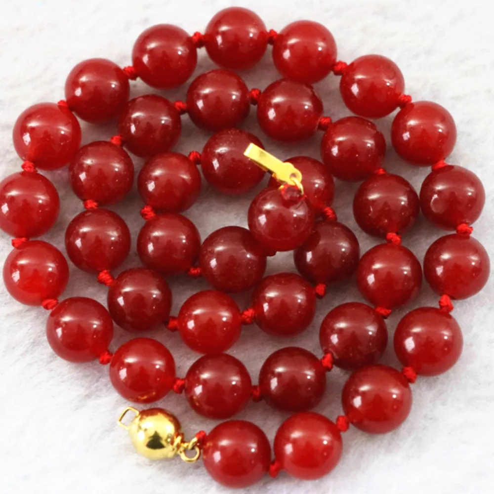 Горячая продажа красный нефрит халцедон натуральный камень 8 мм 10 12 новый круглый