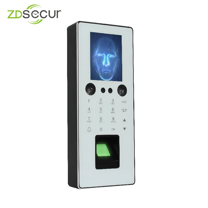 Fingerprint Access control with 1000 face Recognition Time Attendance and Control Machine Keypad ZDF1 | Безопасность и защита