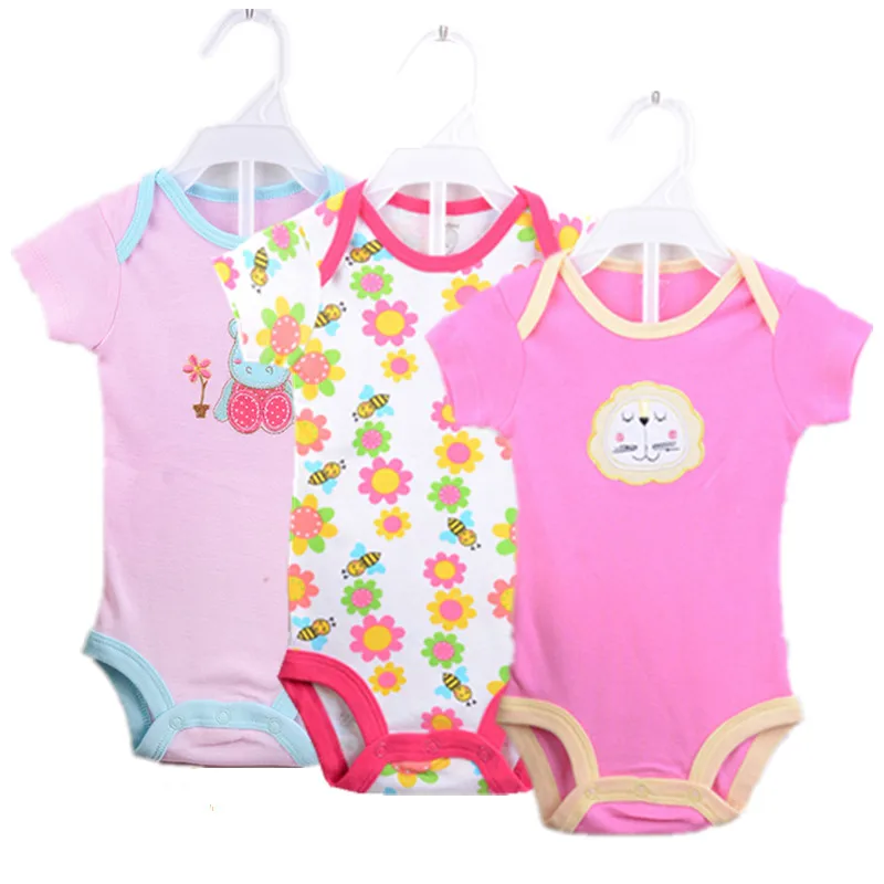 Комплект одежды для новорожденных 3 шт./лот новинка летнее хлопковое боди с
