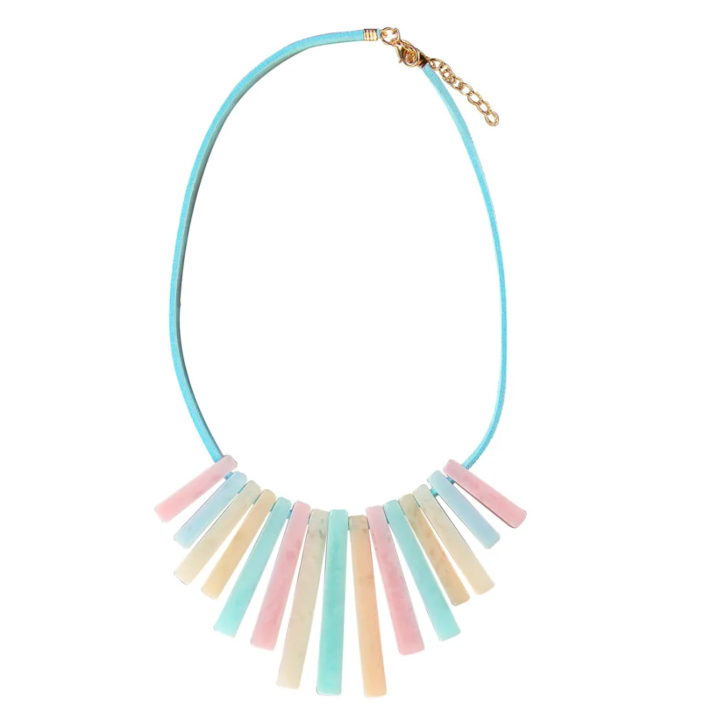 Женская длинная Геометрическая подвеска ручной работы цепочка на свитер