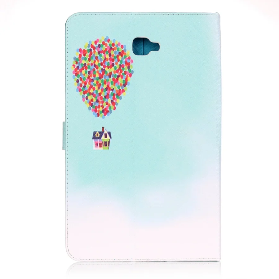 3D Модный чехол из искусственной кожи с принтом для Samsung Galaxy Tab A 10,1 SM-T585 T580 окрашенный кожаный чехол для планшета Tab A 10,1 дюймов