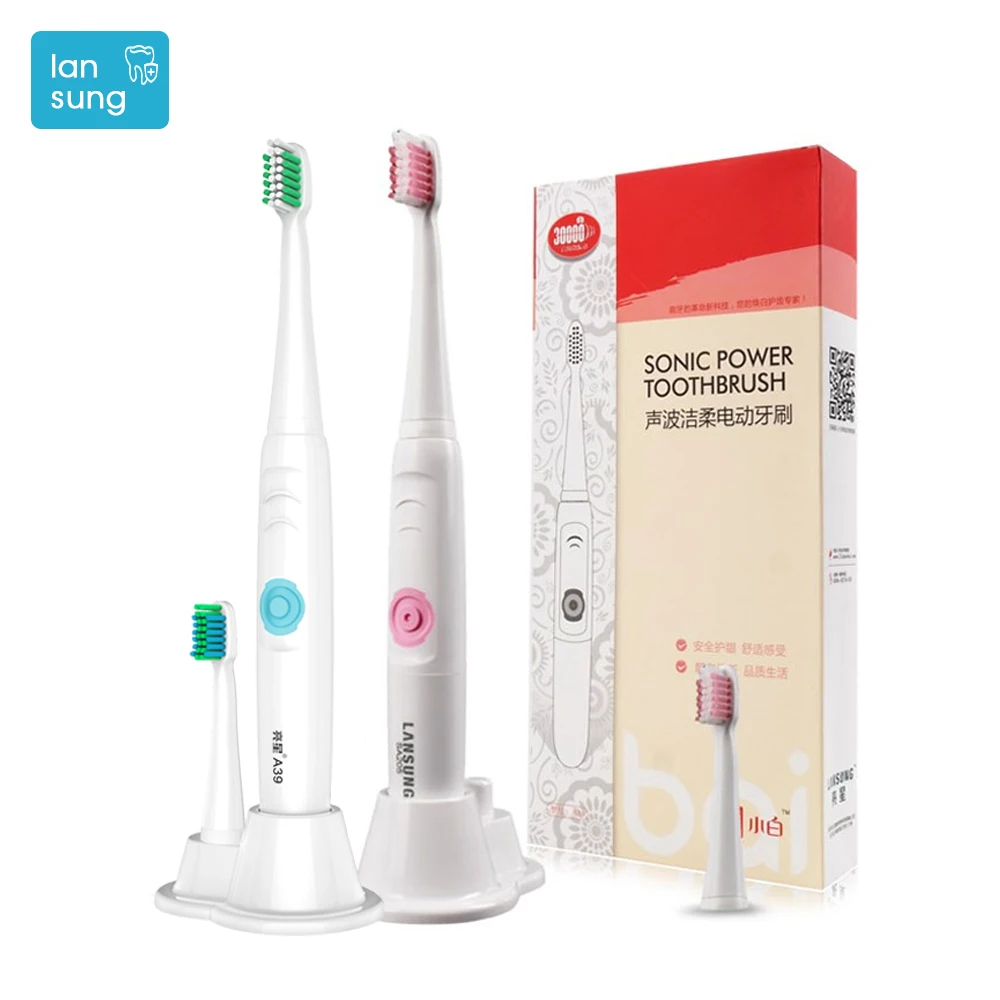 Escova De Dente батарея Ультразвуковая электрическая зубная щетка гигиена полости рта