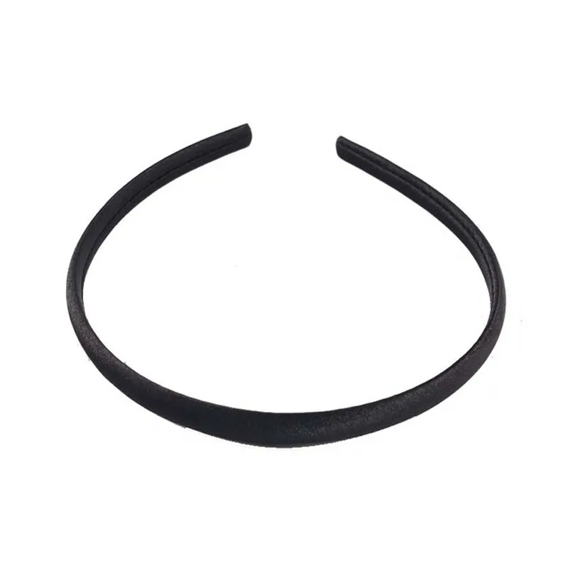 Лента для волос 5 шт./лот однотонная с сатиновым покрытием девочек 10 мм ширина