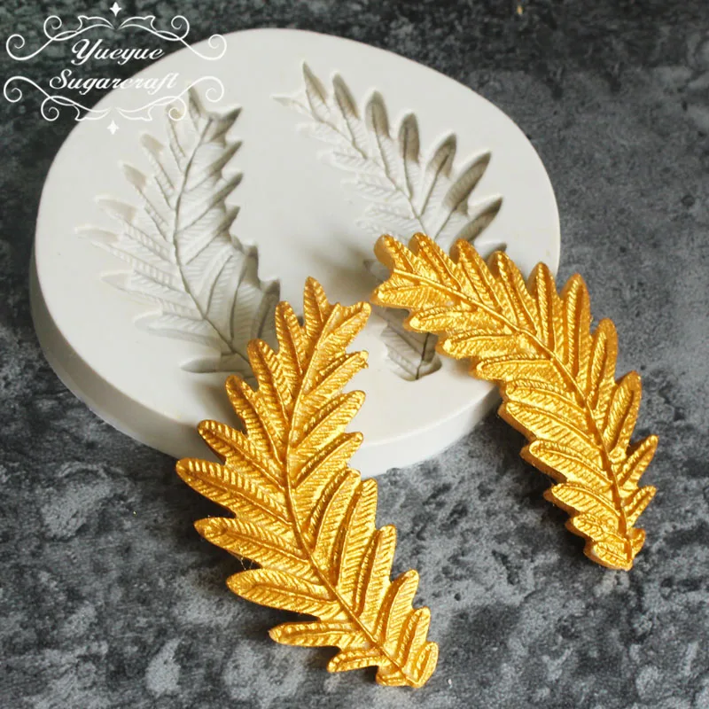 Yueyue Sugarcraft силиконовая форма для торта в форме лепестков листьев помадки