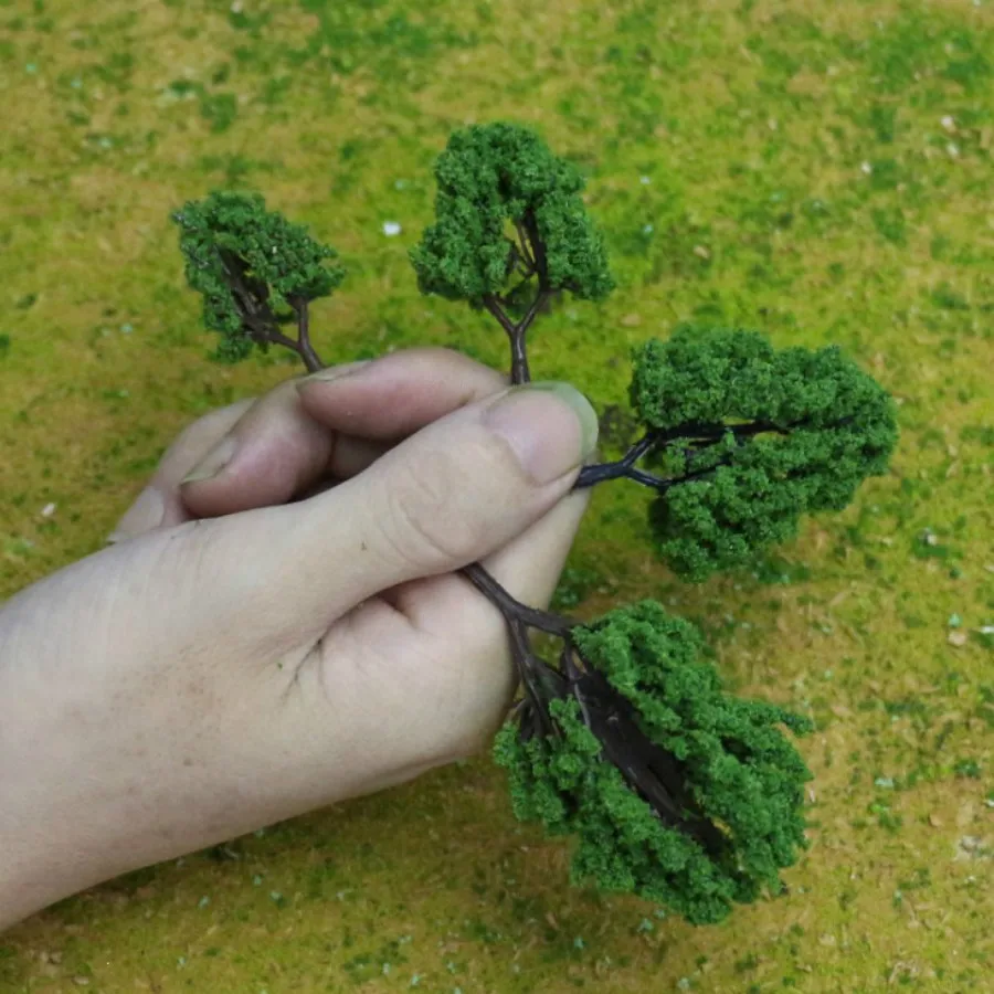 200pcs 5cm 1/200 Model Trees Architecture For Ho Train Layout Modelbouw Scene Maker Factory | Игрушки и хобби