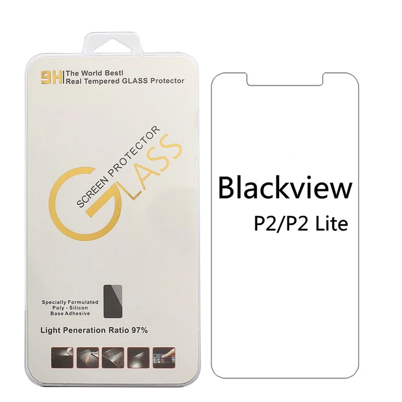 Для blackview S8/E7/R6/P2 Lite закаленное стекло 9H 2.5D Высокое качество для Защитная пленка