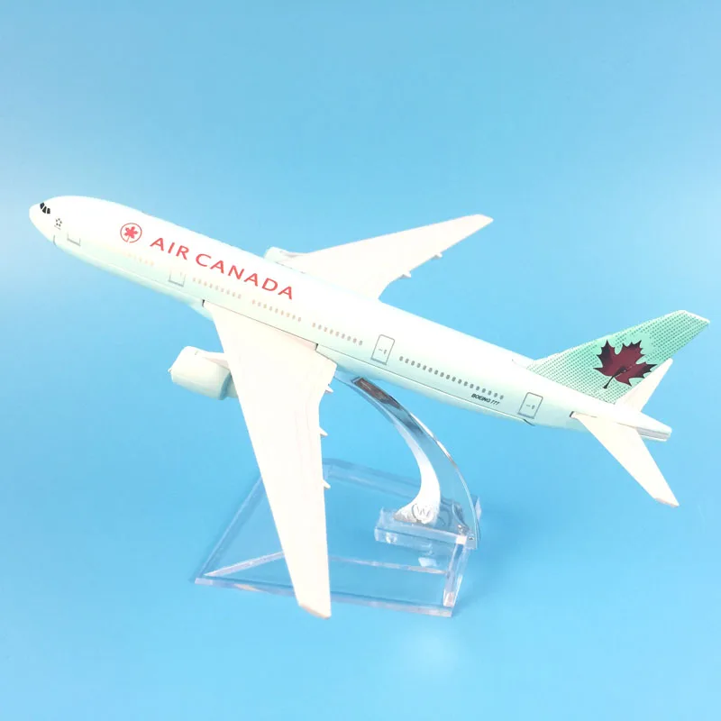 Бесплатная доставка модель самолета из металлического сплава 16 см AIR канадский 777