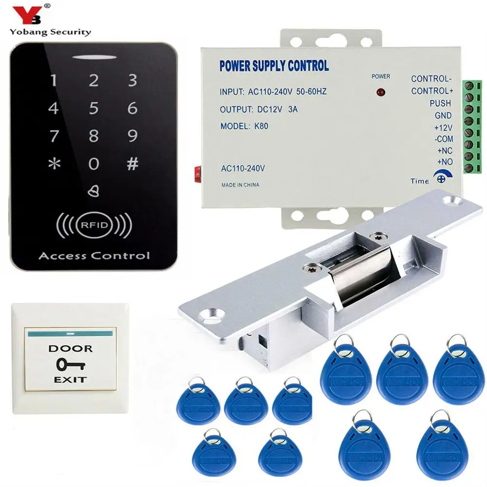 T151 Yobang безопасности 10 шт. RFID брелок контроля доступа ворота системы безопасности Бесконтактный вход Электрический дверной замок система контроля доступа - Цвет: T151