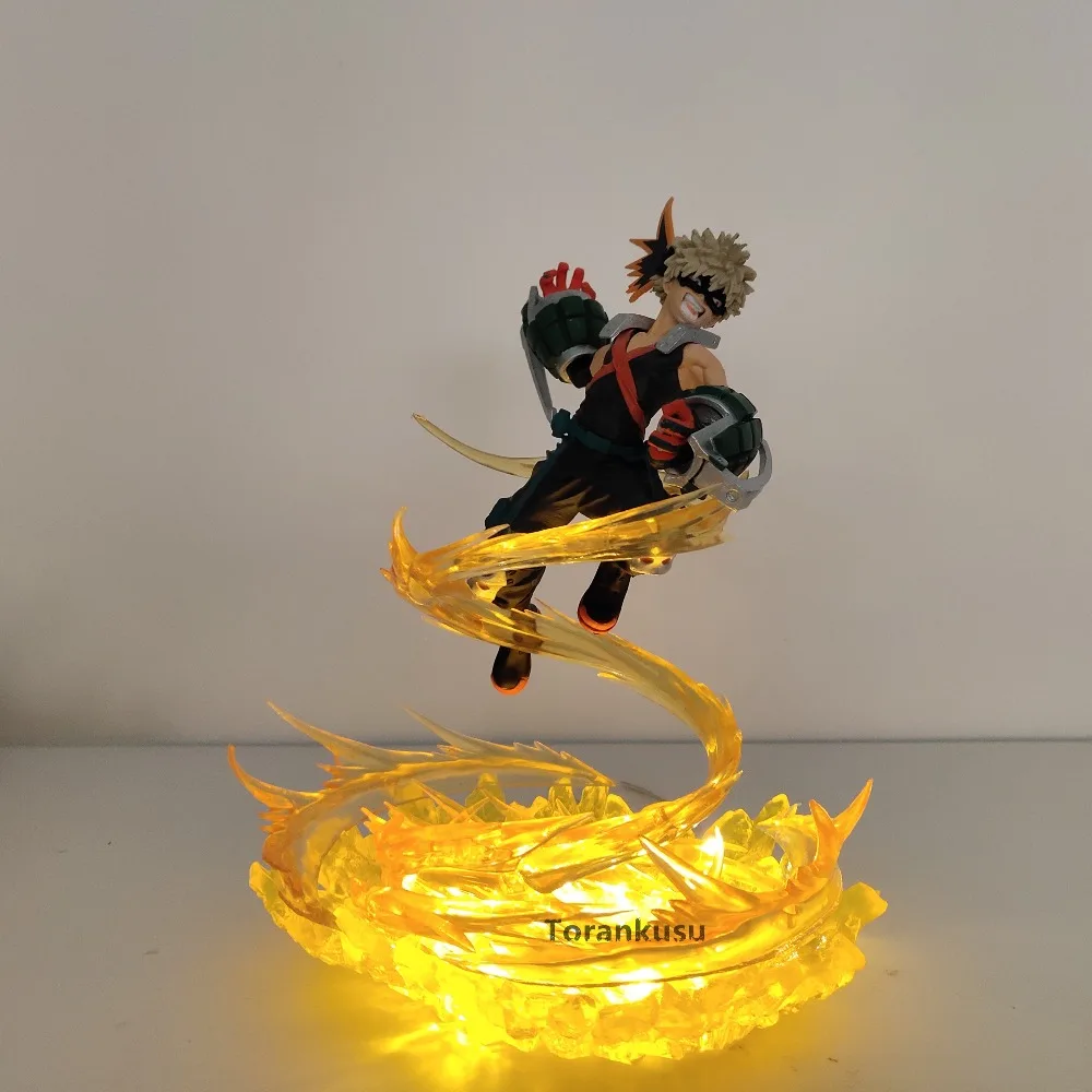 Моя геройская Академия Bakugou Katsuki VS Midoriya Izuku экшн фигурки светодиодная игрушка Boku no