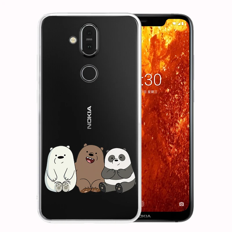Мягкий силиконовый прозрачный ТПУ чехол для Nokia 7 2 6 X6 X7 8 1 Plus X5 9 PureView X71 прочный