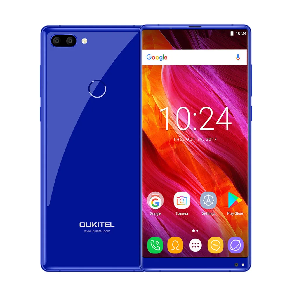 OUKITEL MIX 2 Восьмиядерный отпечатков пальцев Android 7 0 смартфон 6 + 64 ГБ 21 13 Мп мобильного