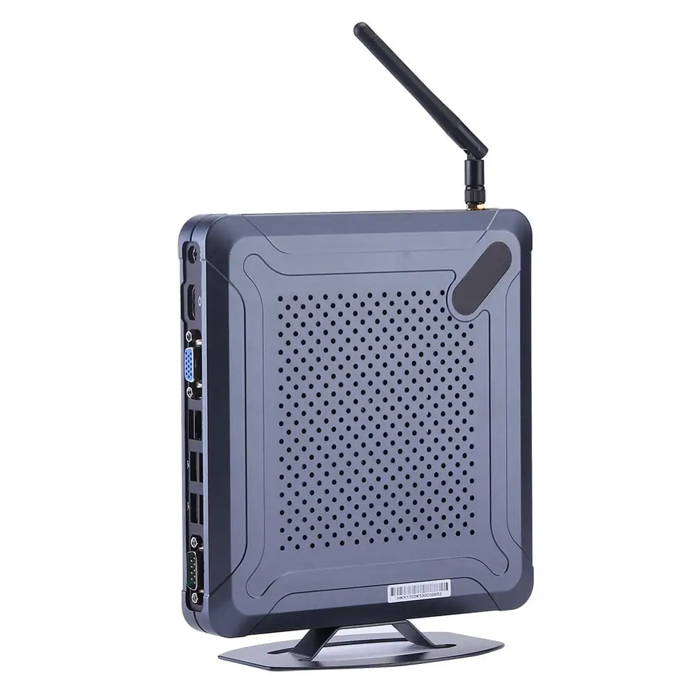 Мини ПК настольный компьютер Intel Core I3 7130U Windows 10/Ubuntu [HUNSN BH06L] (COM/VGA/HD/LAN/4USB2.0/4USB3.0) |